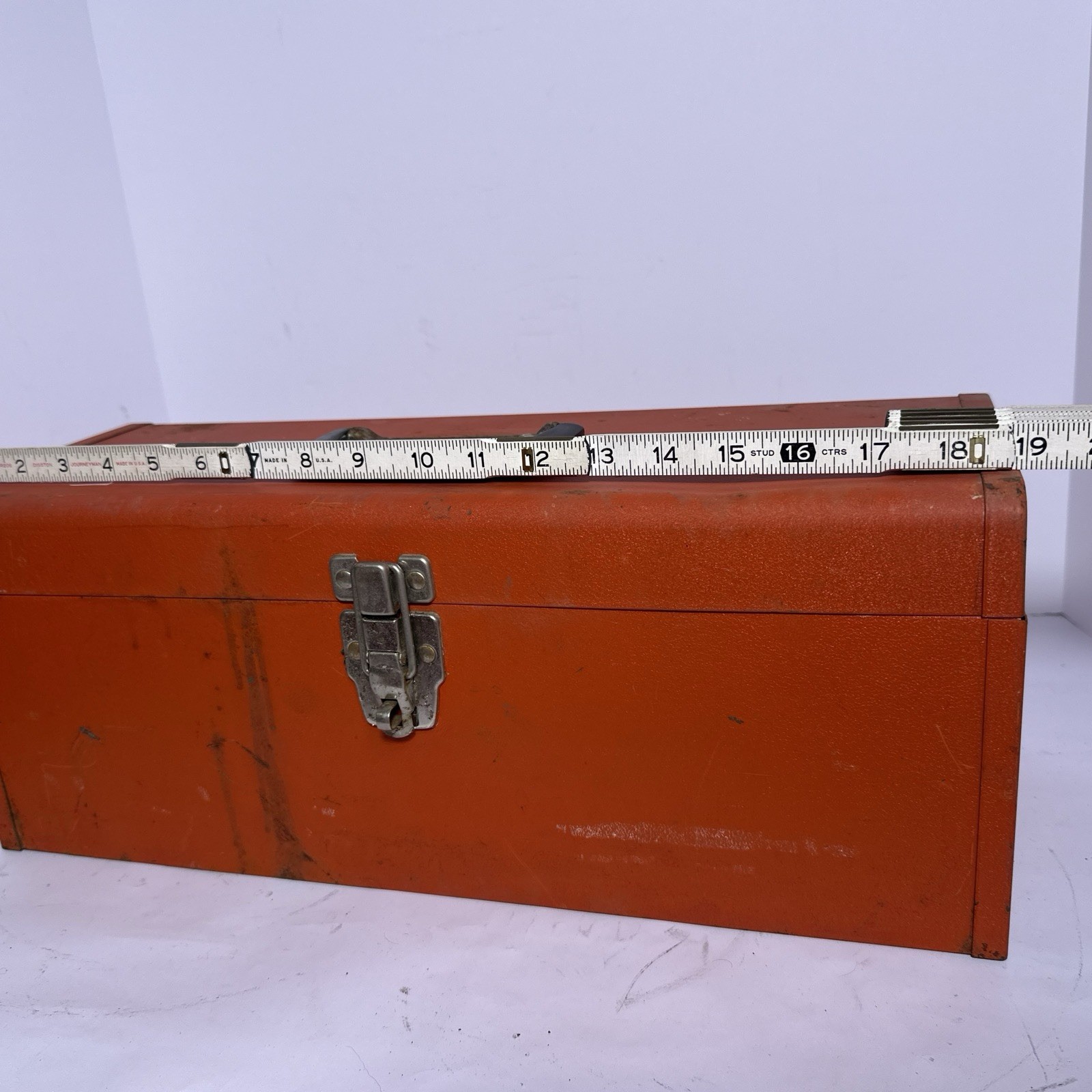 Vintage Kennedy KK-19 Red Machinist Tool Box w Tray USA