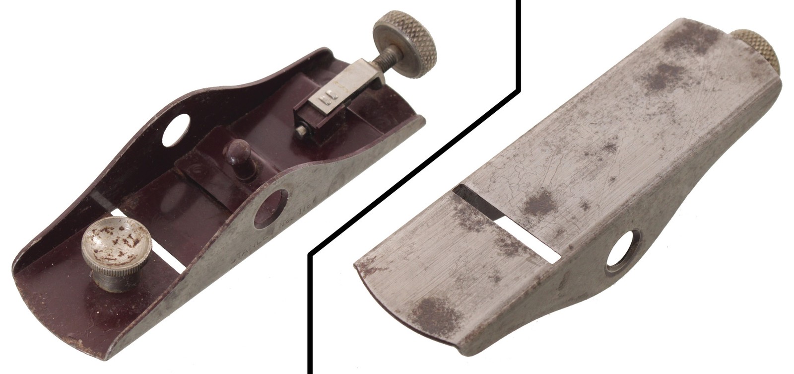 Orig. Forged Iron Body for Stanley No. 118 Block – Maroon Japan – mjdtoolparts