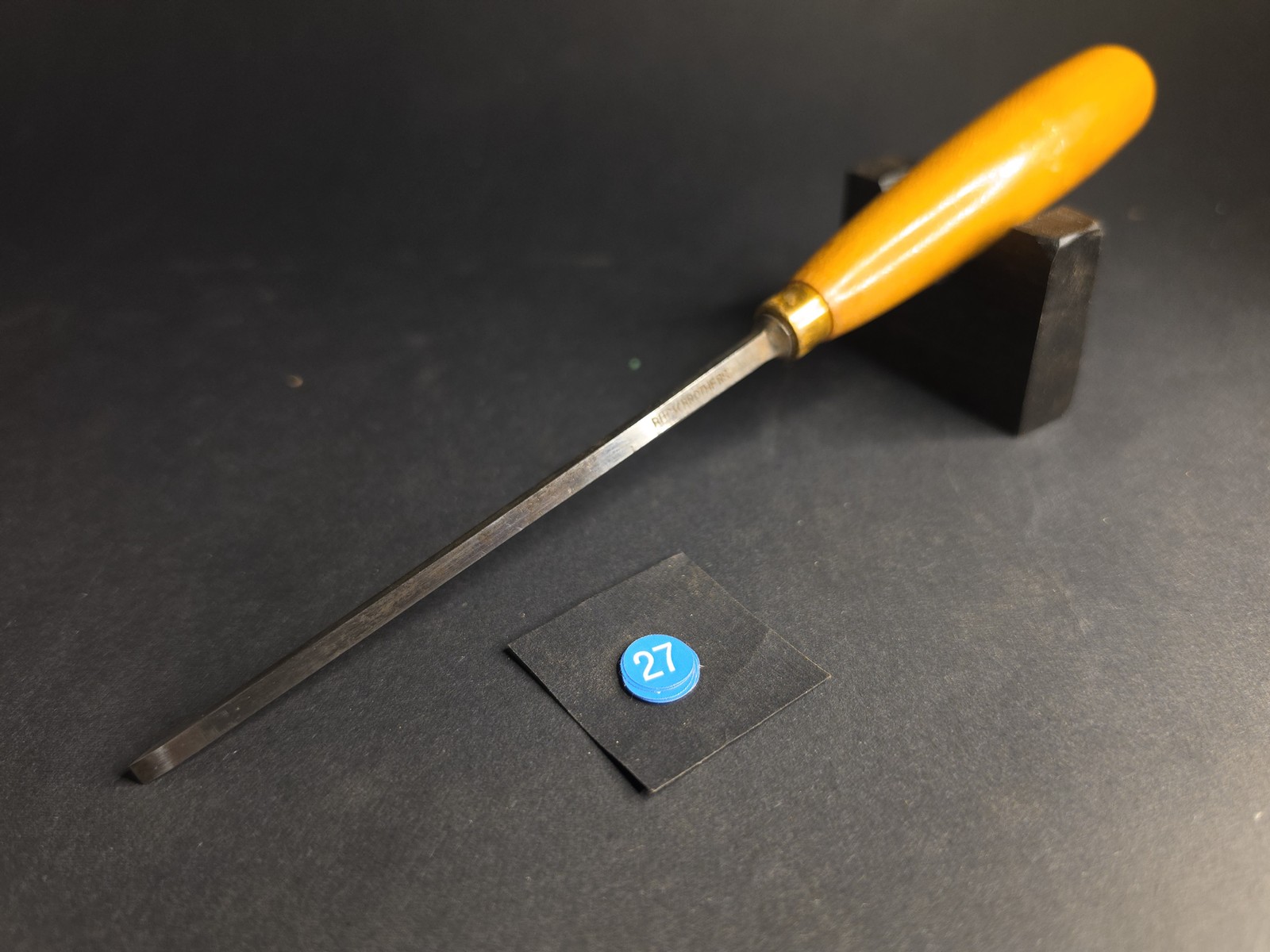 Buck Bros No 1 Straight Chisel 1/8 in Cut Wood Carving USA Vintage