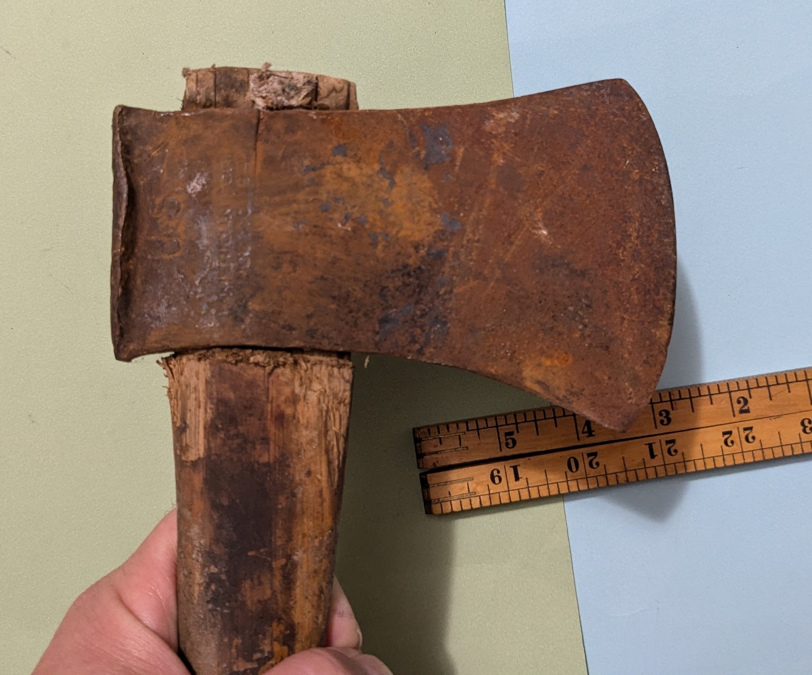 WWII Era US American Fork And Hoe Company 1944 Stamped Hatchet
