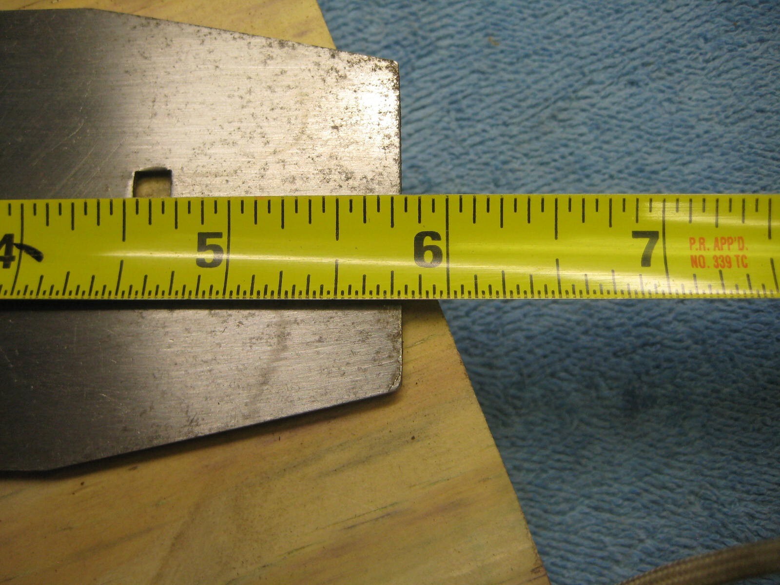 Stanley 2-3/8″ (approx) TRANSITIONAL PLANE chip breaker. READ FULL DESCRIPTION.