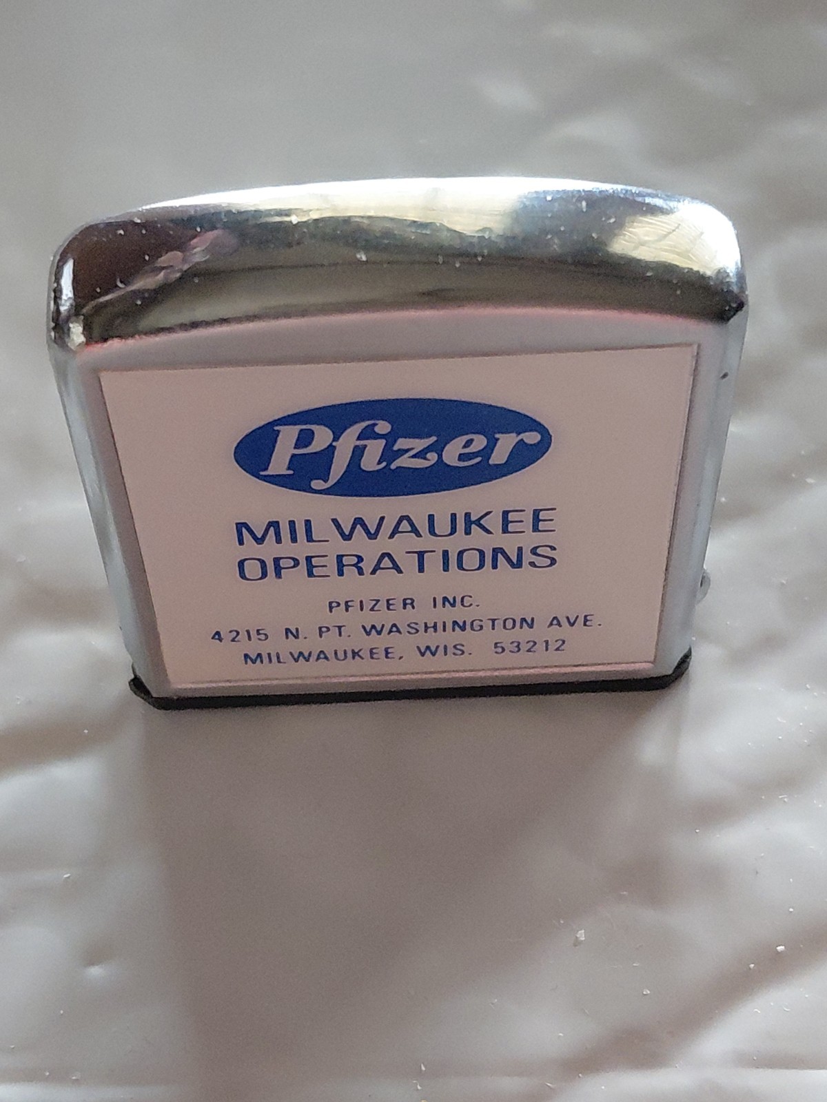 VINTAGE BARLOW MINITAPE MEASURE MADE FOR PFIZER INC. PROMOTION