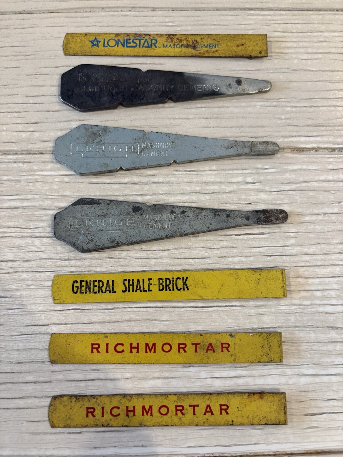 Vintage Mortar Tools : Line Pins and Line Twigs . Great Collectibles Items!