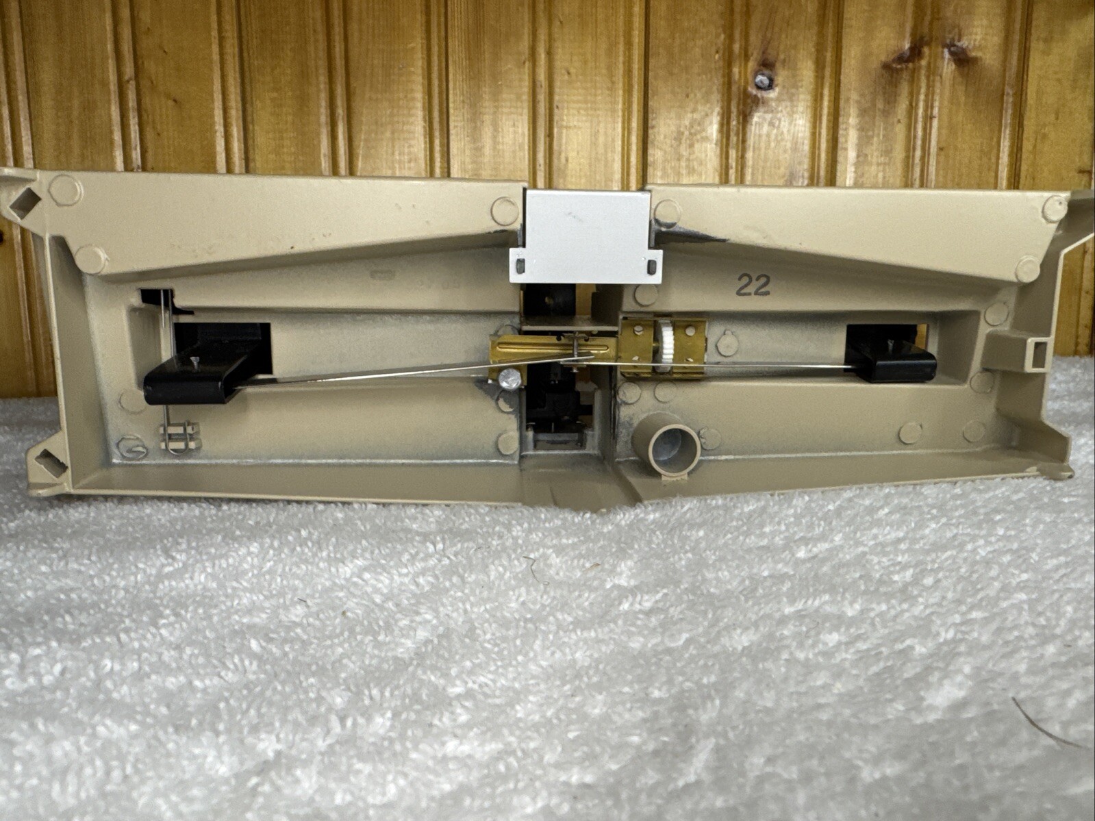 vintage OHAUS balance scale metal lab U.S. Pat. No. 212,907-3,527,311 No Weights