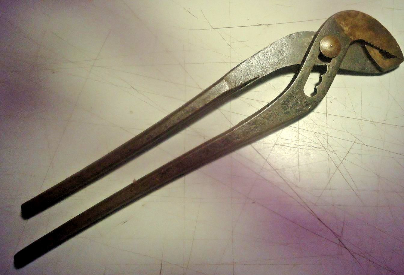 E. Witten Inc. Germany British Zone tongue & groove pliers, vintage_______SE-36P