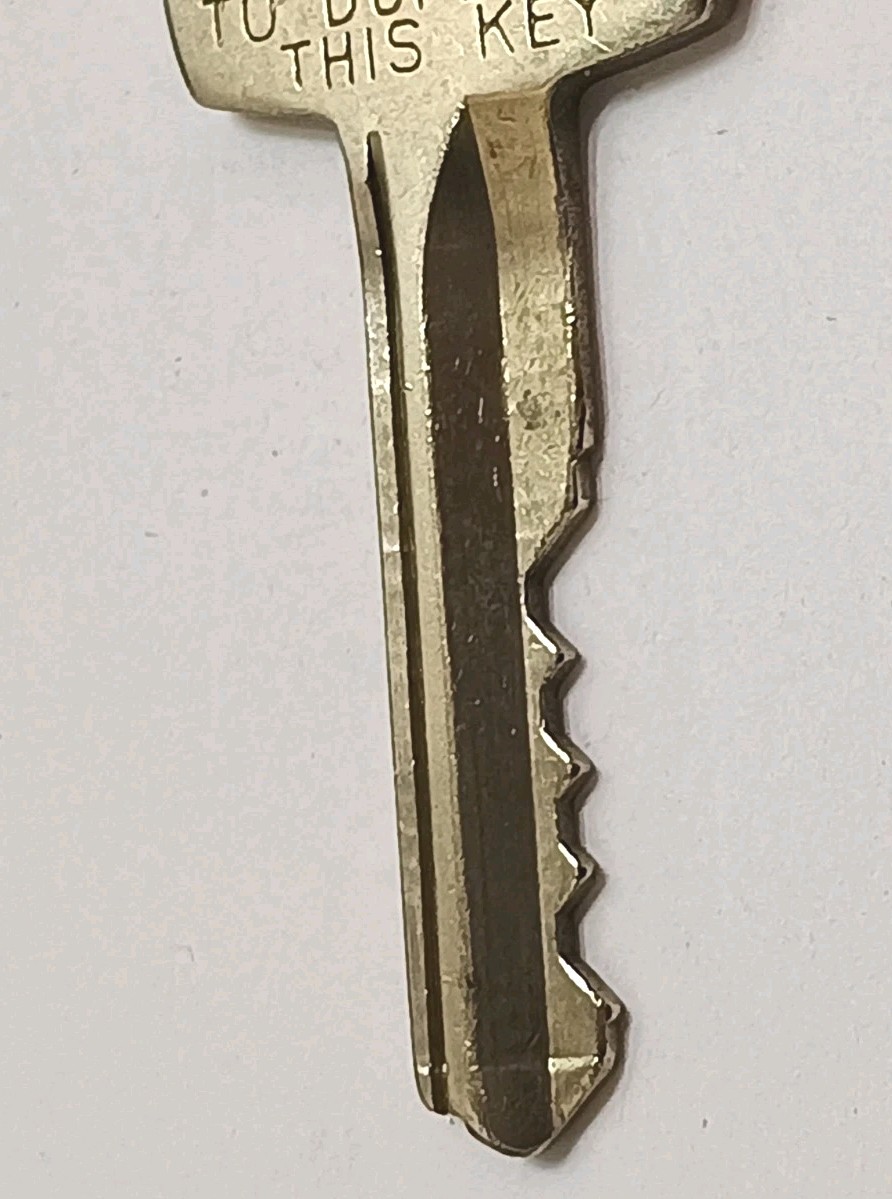 Not Stamped Best Lock “Do Not Duplicate This Key” Best # SMKD “G” Series Inc S&H