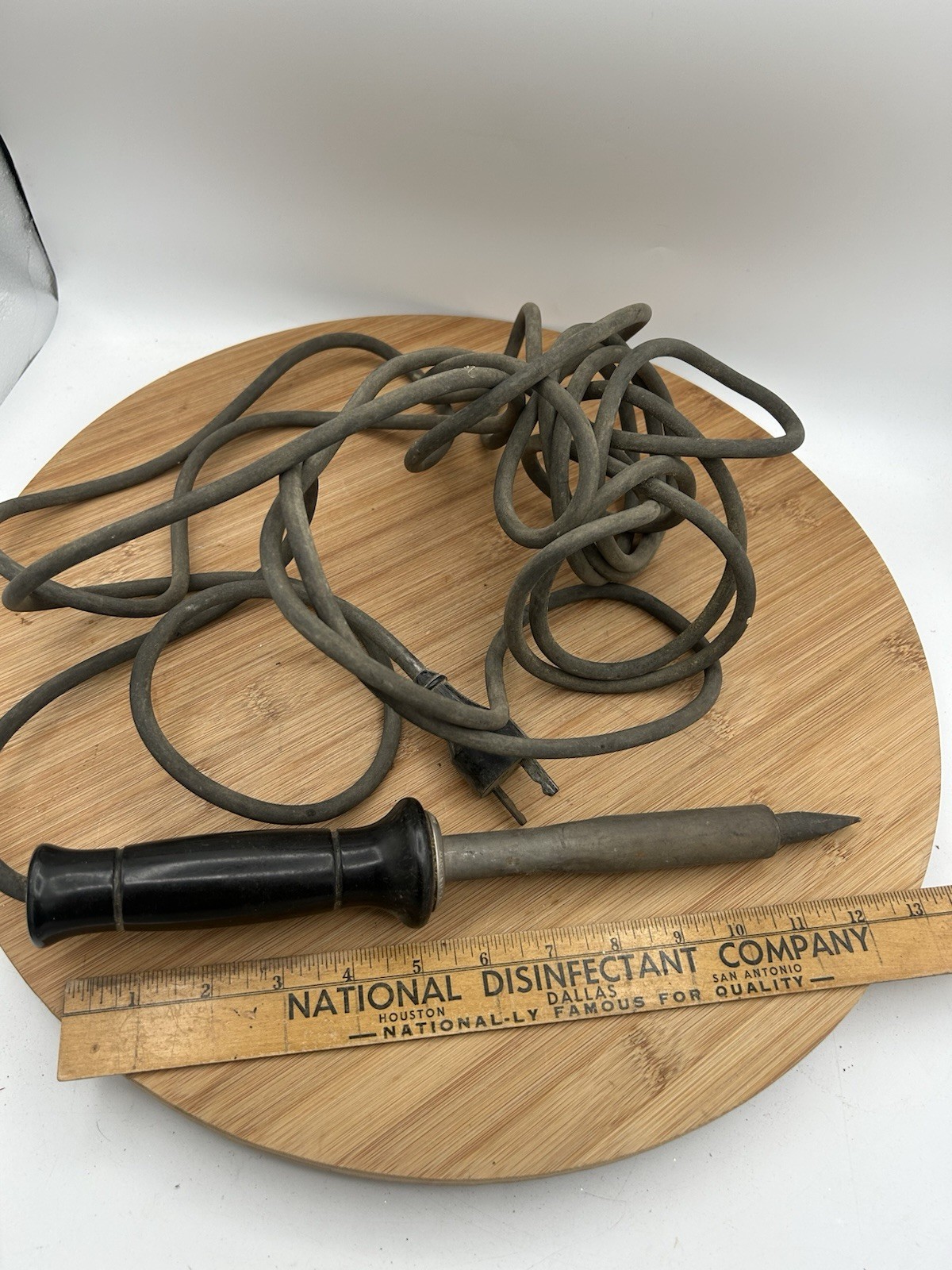 VINTAGE GENERAL ELECTRIC KS 874 OL1 95W 115 V HEAVY DUTY SOLDERING IRON VGC USA