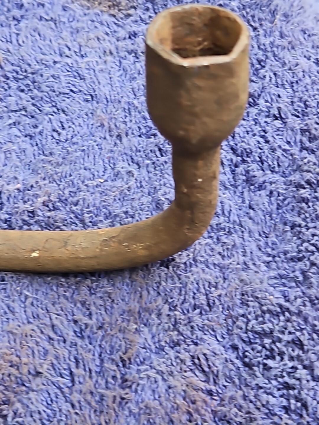 Antique 10″ Wrench 9/16″ Model 3118 T Handle L Shaped 2″ At End