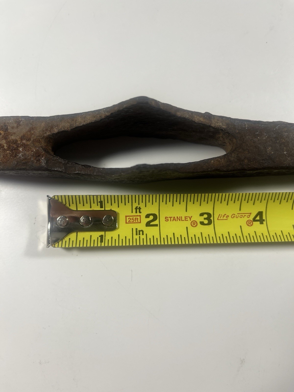 Antique Forged Mattock Grub Hoe Head 13⅜” Dual Blade Axe Adze Rustic Tool