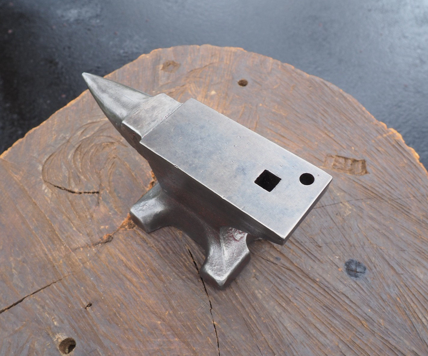 SMALL 10LB “VULCAN” BLACKSMITH ANVIL #0 CRAFT LEATHER JEWELER BENCH TOP TINSMITH