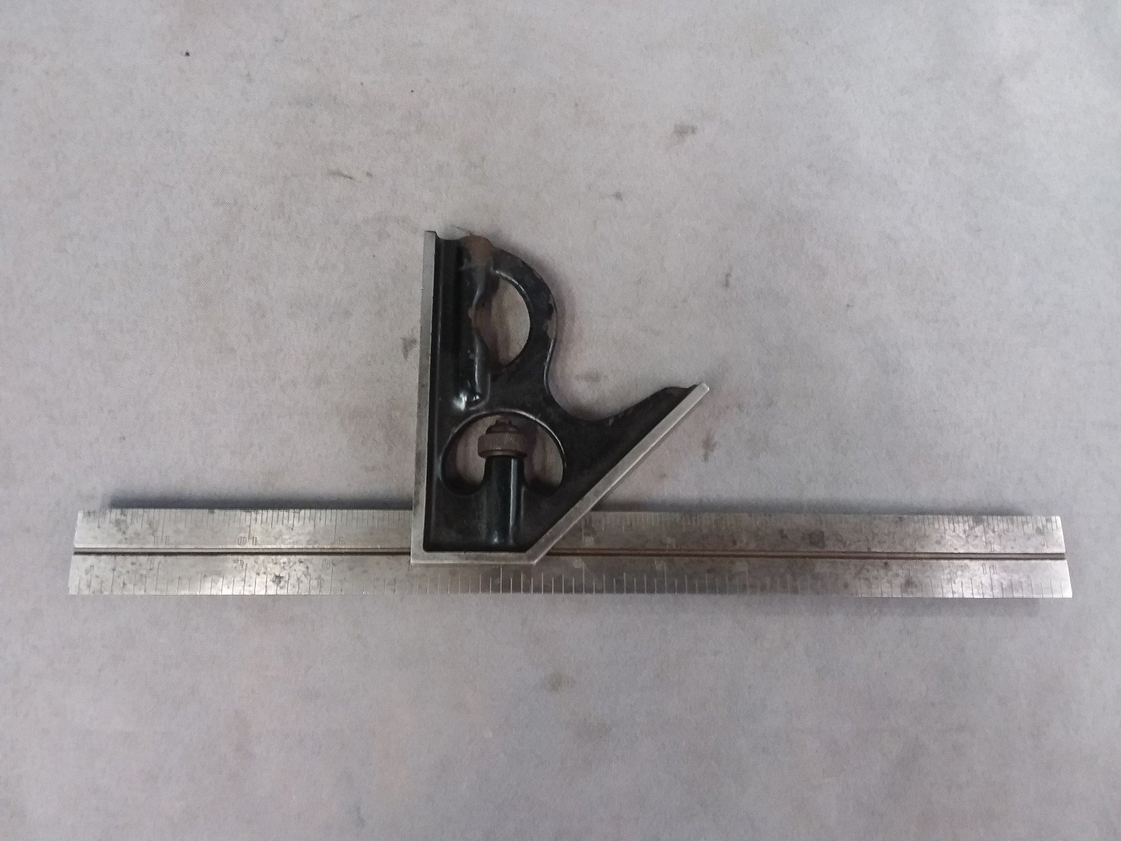 Vintage Union Tool Co. Machinist Combination Square 12″ with level No 4 Grad