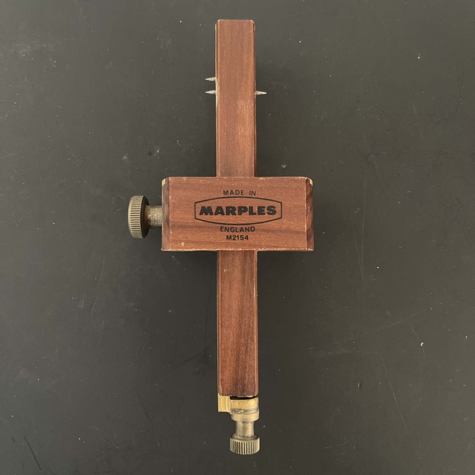 Vintage Marples M2154 Mortice And Marking Gauge Wood Brass Made In England