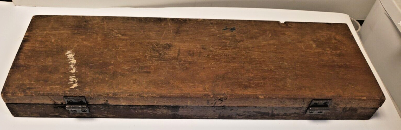 Vintage O.K. Round Die Set Greenfield Tap & Die Corp Wood Case