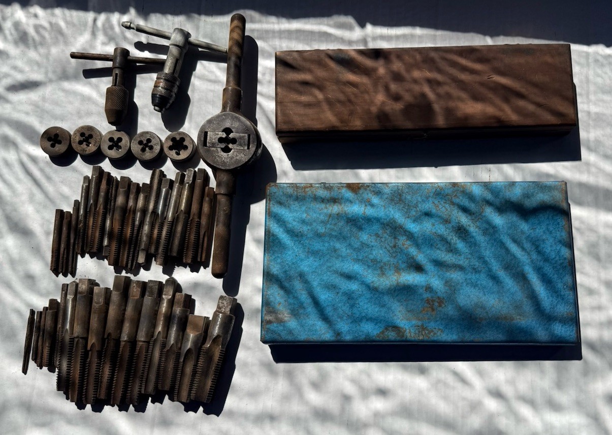 VTG tap die sets Wells Brothers Little Giant Green Field ACC Star P&W Baldwin