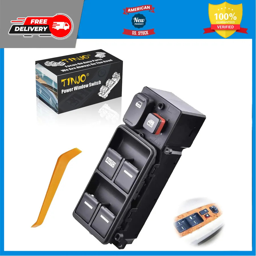Master Power Window Switch Front Left for Honda Accord 2013-2017 35750-T2A-A91