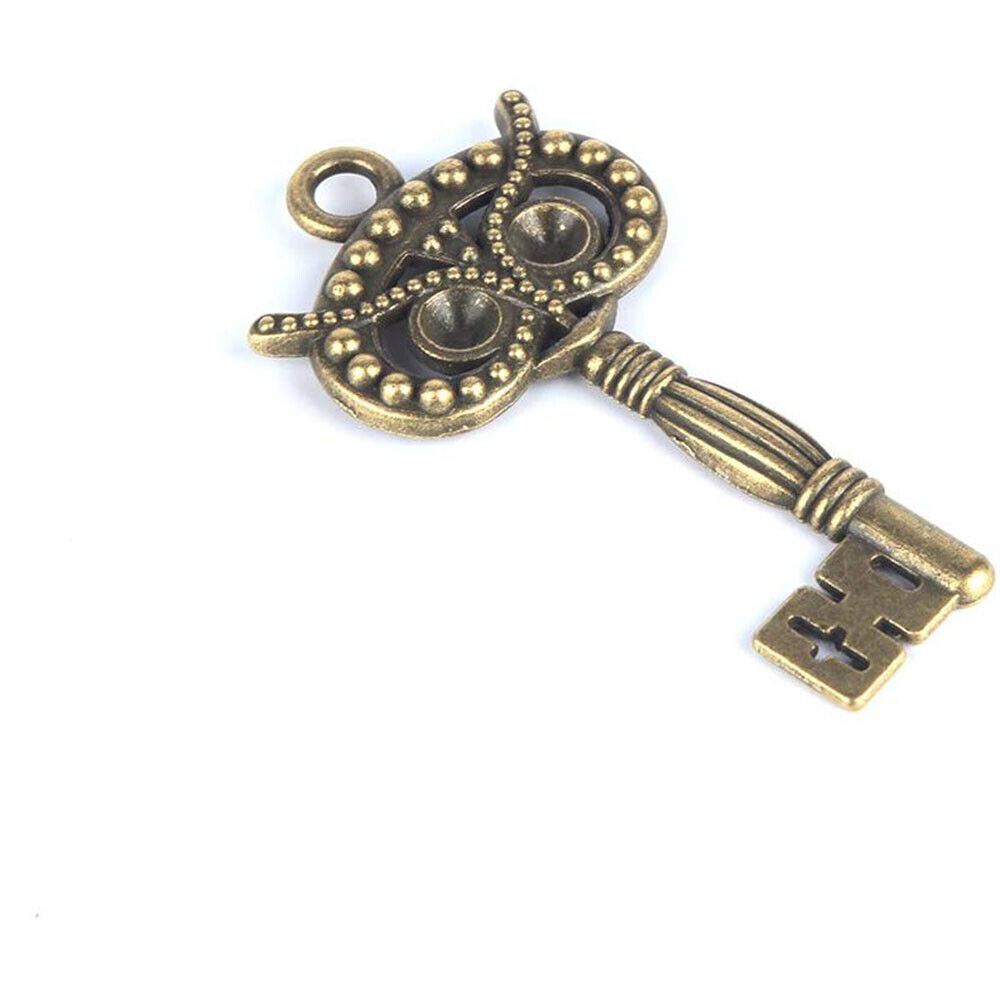 69 Pcs Set Antique Vintage Old Look Ornate Skeleton Keys Fancy Heart Bow Pendant