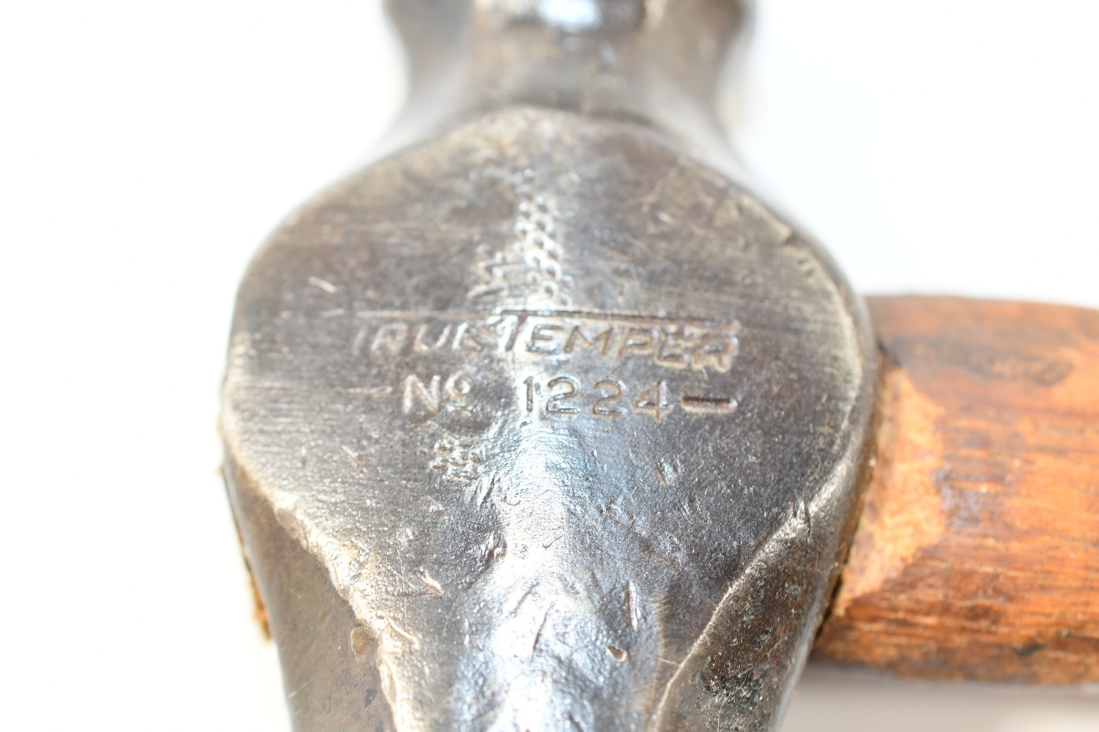 Vintage True Temper No. 1224 Ball Peen Hammer 24oz head 32oz total O243