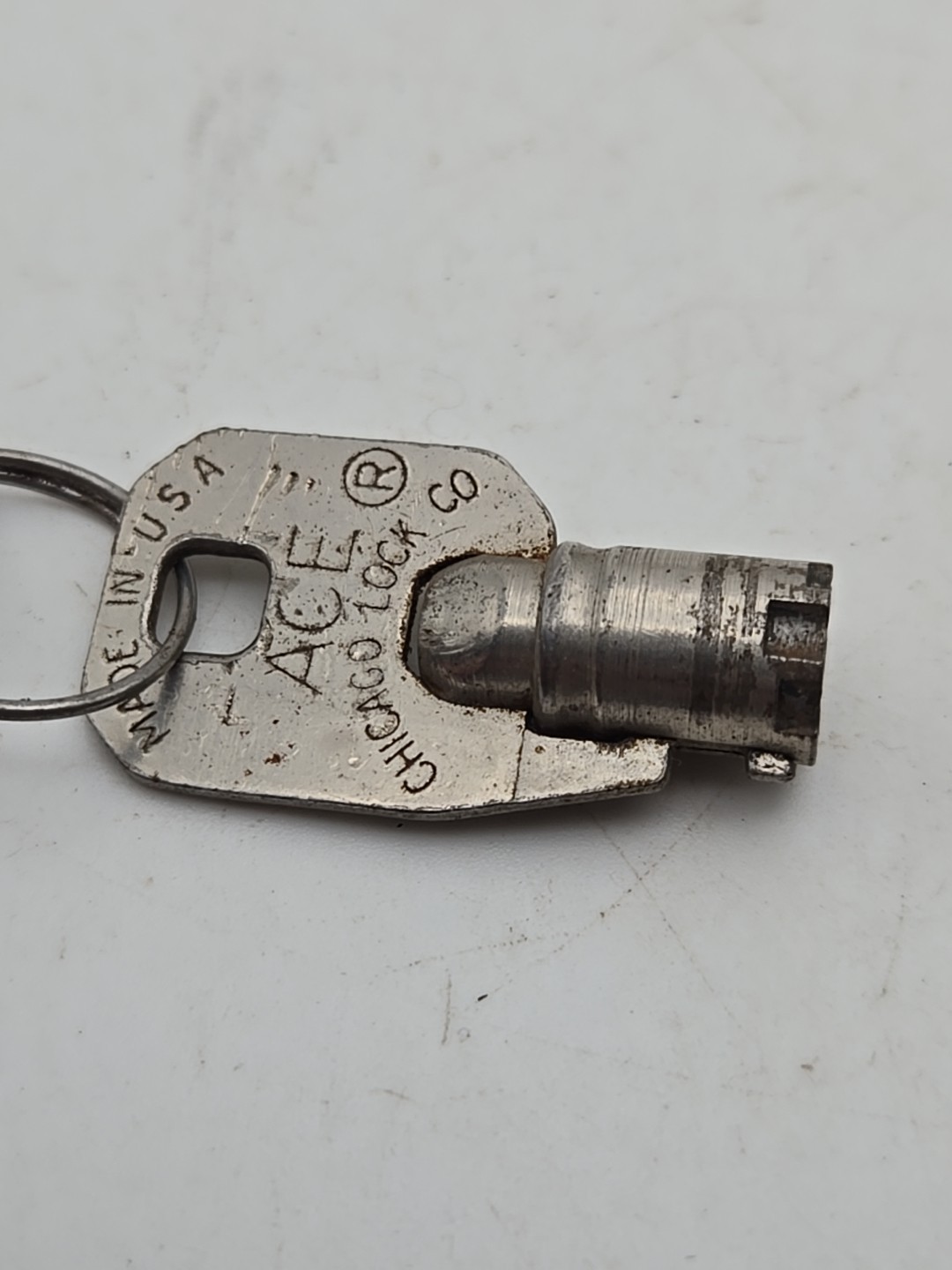 1pc Vintage Chicago Lock ACE Barrel Tubular Cam Lock Replacement Key MDK1030 5E4