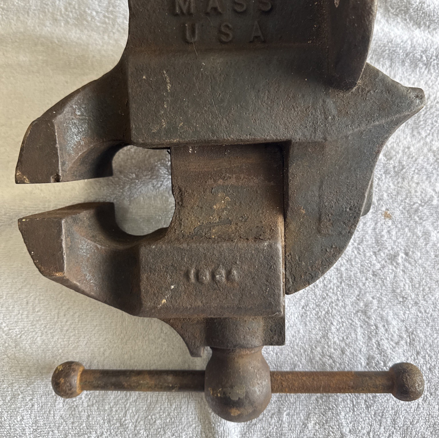 Athol Bench Vise Swivel #92 4.5” Jaws Cast Iron Heavy Duty Collectible USA