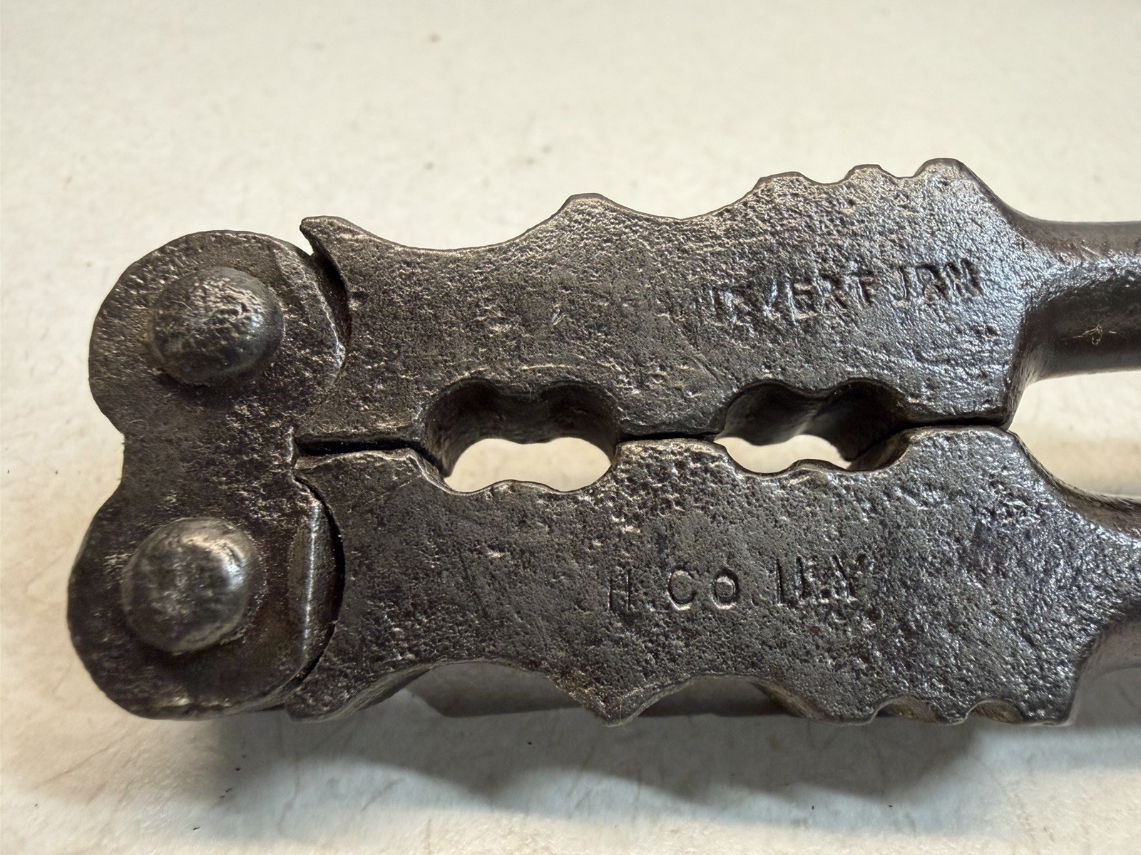 VINTAGE WESTERN UNION WIRE SPLICING TOOL #706~ LINEMAN PLIERS ~ANTIQUE H.CO NY