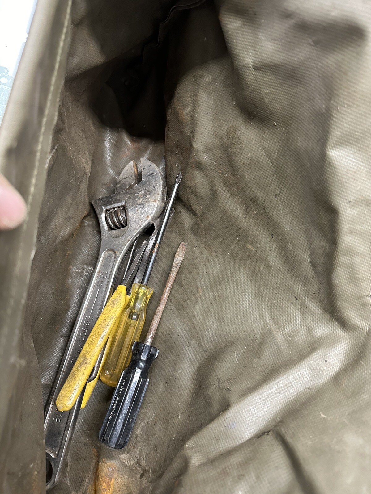 Crescent 8” And 12” Wrenches Pliers And Philips Screwdrivers Bag m35a2 eBay73
