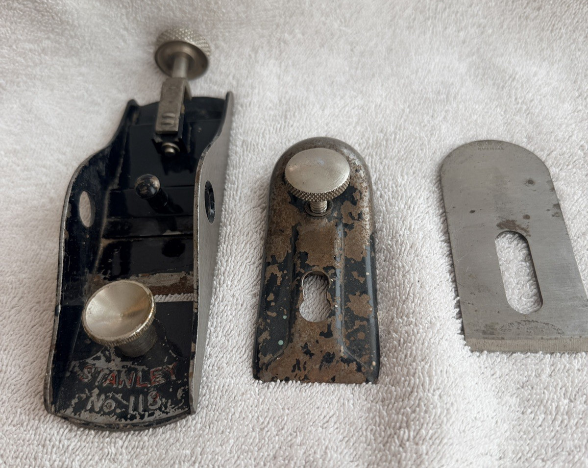 Vintage Stanley Metal Plane No. 118 Woodworking Carpentry USA
