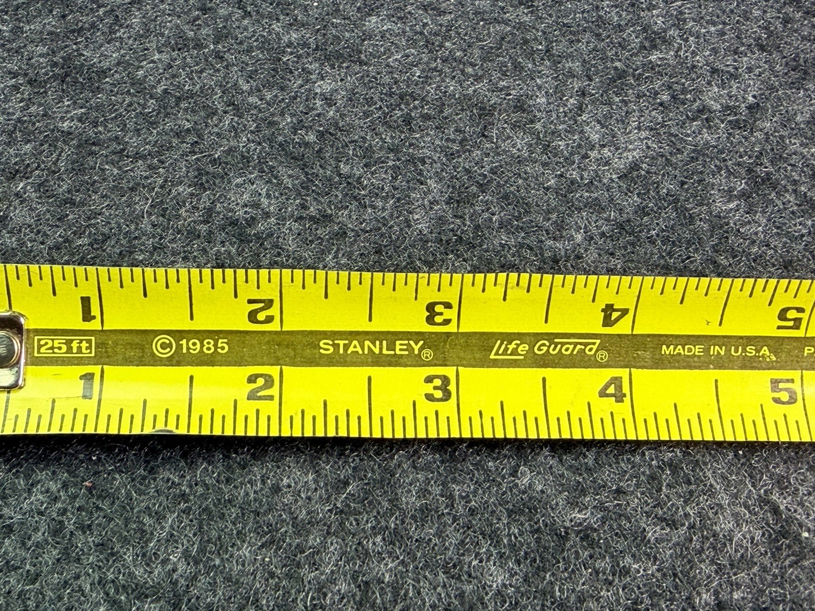 Vintage Stanley 25’ Black Leverlock 30-625 Tape Measure 3-Way Blade USA