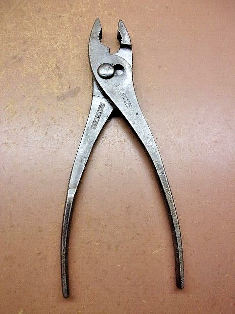 Vintage Duluth Motor Spec K110 Slip Joint Pliers 9 3/4″ Long Made In Duluth USA