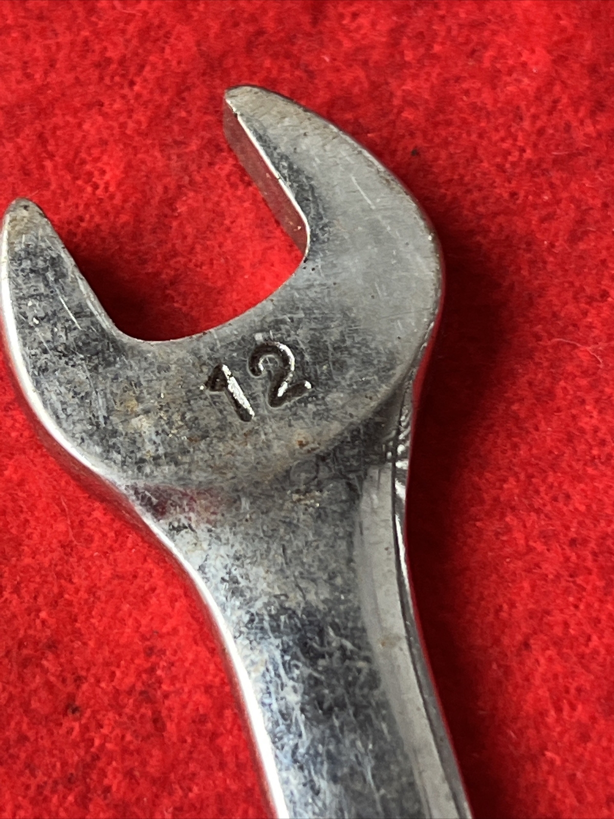 CRESCENT POLISHED CHROME COMBINATION WRENCH, 12mm, 12 POINT (t57)