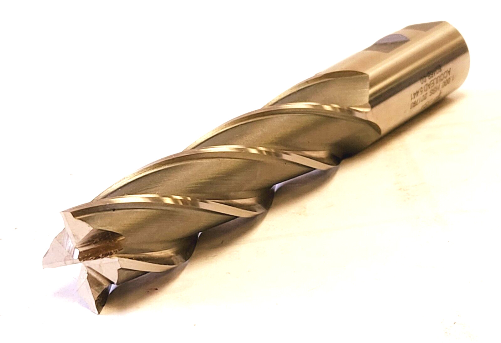 BRUBAKER 80468-00-B 1″ Dx1″ SHKx4 FLx6-1/2″ OAL HSS ENDMILL (NEW)