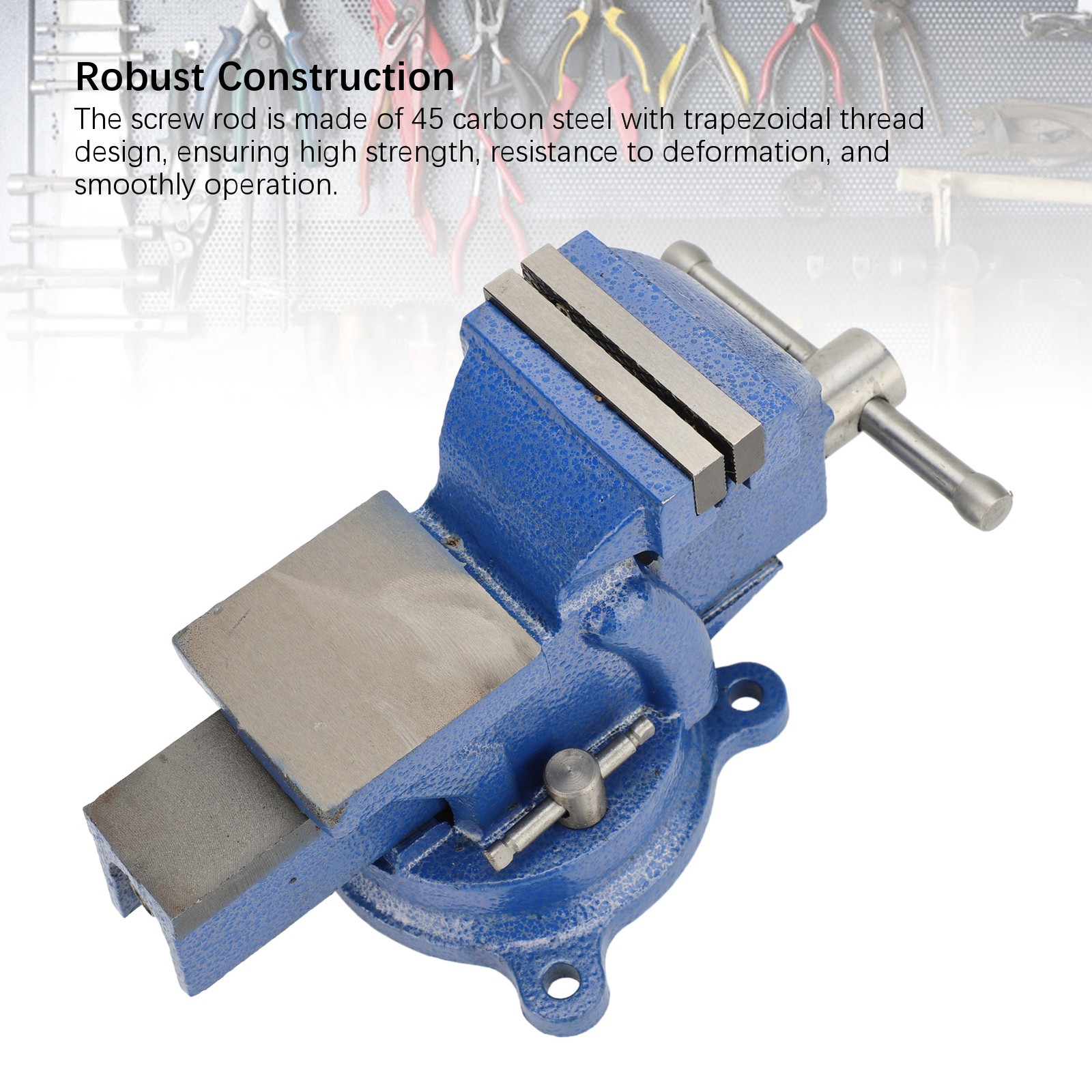 3″ Bench Vise With 360 Degree Base Heavy Duty Workbench Clamp Tool