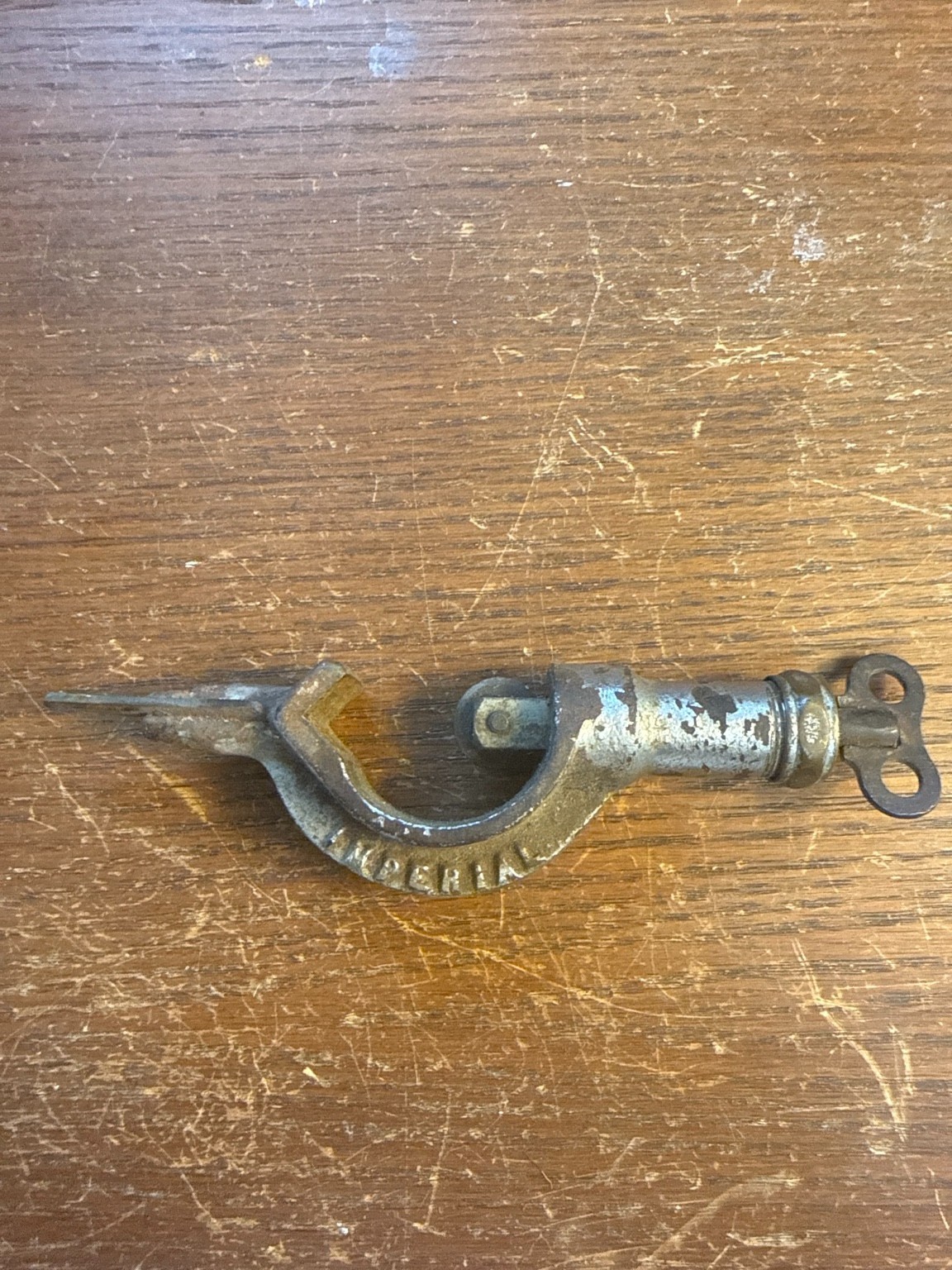 Antique IMPERIAL Tubing Cutter Vintage Pipe Copper Brass HVAC Tool USA