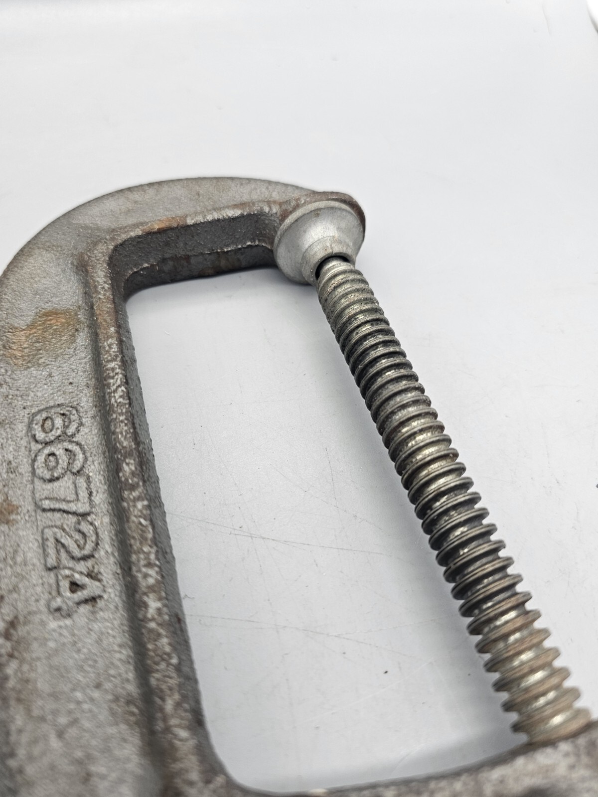 CRAFTSMAN 4″ C Clamp 66724 MADE in USA 100mm Vtg