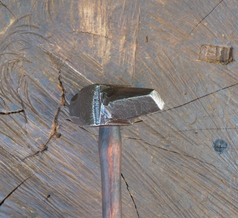 EXC 3.5LB HAMMER HANDLE “TOMAHAWK” EYE DRIFT PUNCH TOOL BLACKSMITH ANVIL VINTAGE