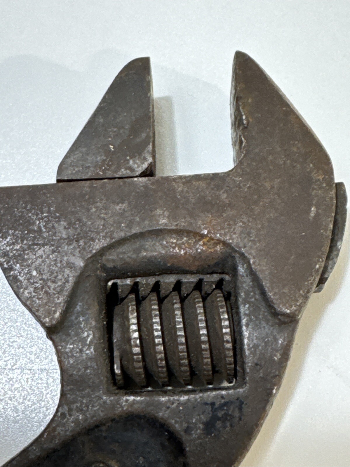 Vintage B & C Bemis Call S Shaped Curved Adjustable Wrench 8 In N.T.Co