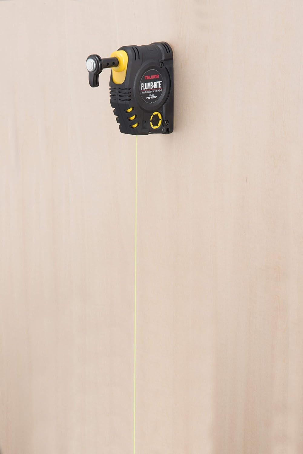 TAJIMA Plumb Bob Setter – 14 Oz (400G) Magnetic Plumb-Rite with 14.5 Ft Auto Rec