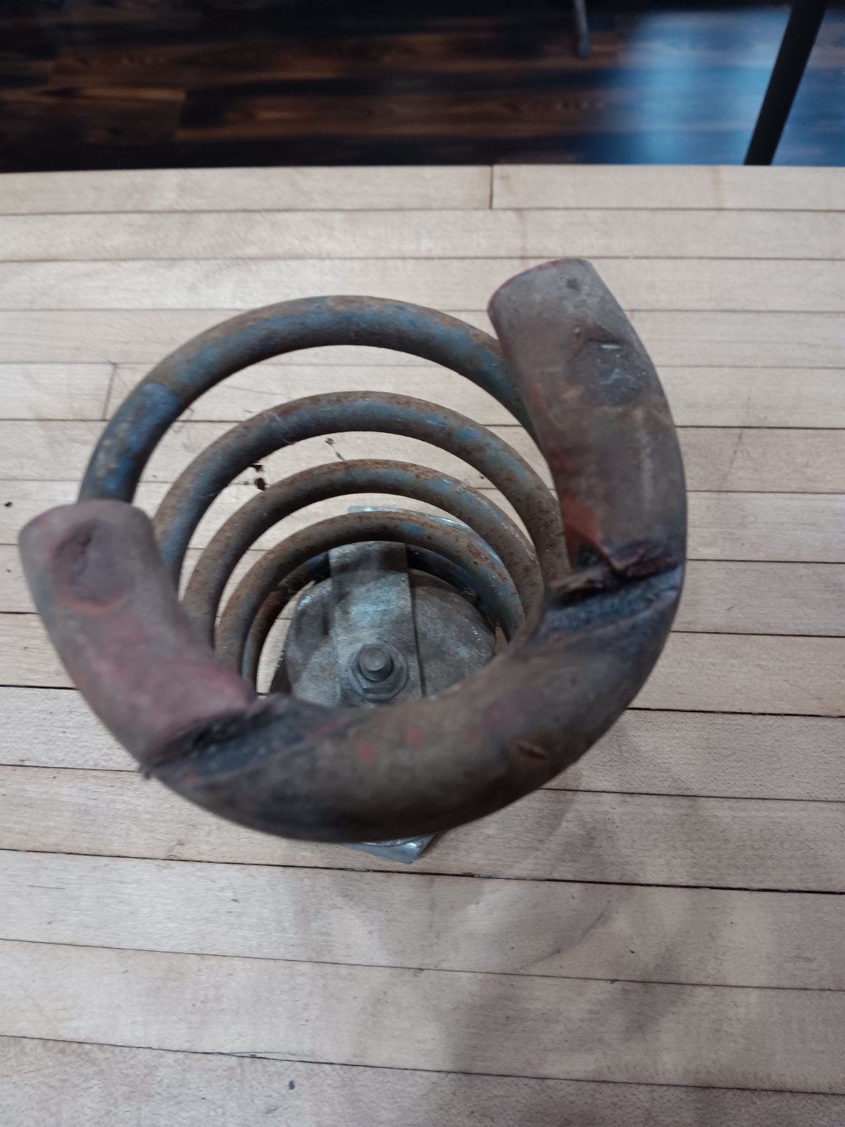 Vintage Coil Spring Pipe Hanger / Vibration Isolator Mount — As-Is
