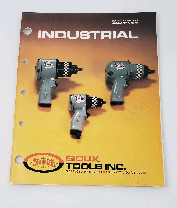 Vintage Sioux Tools Industrial Catalog – 79 I – 1979