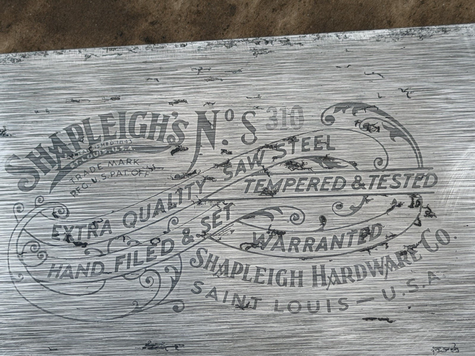 Shapleighs Crosscut Saw