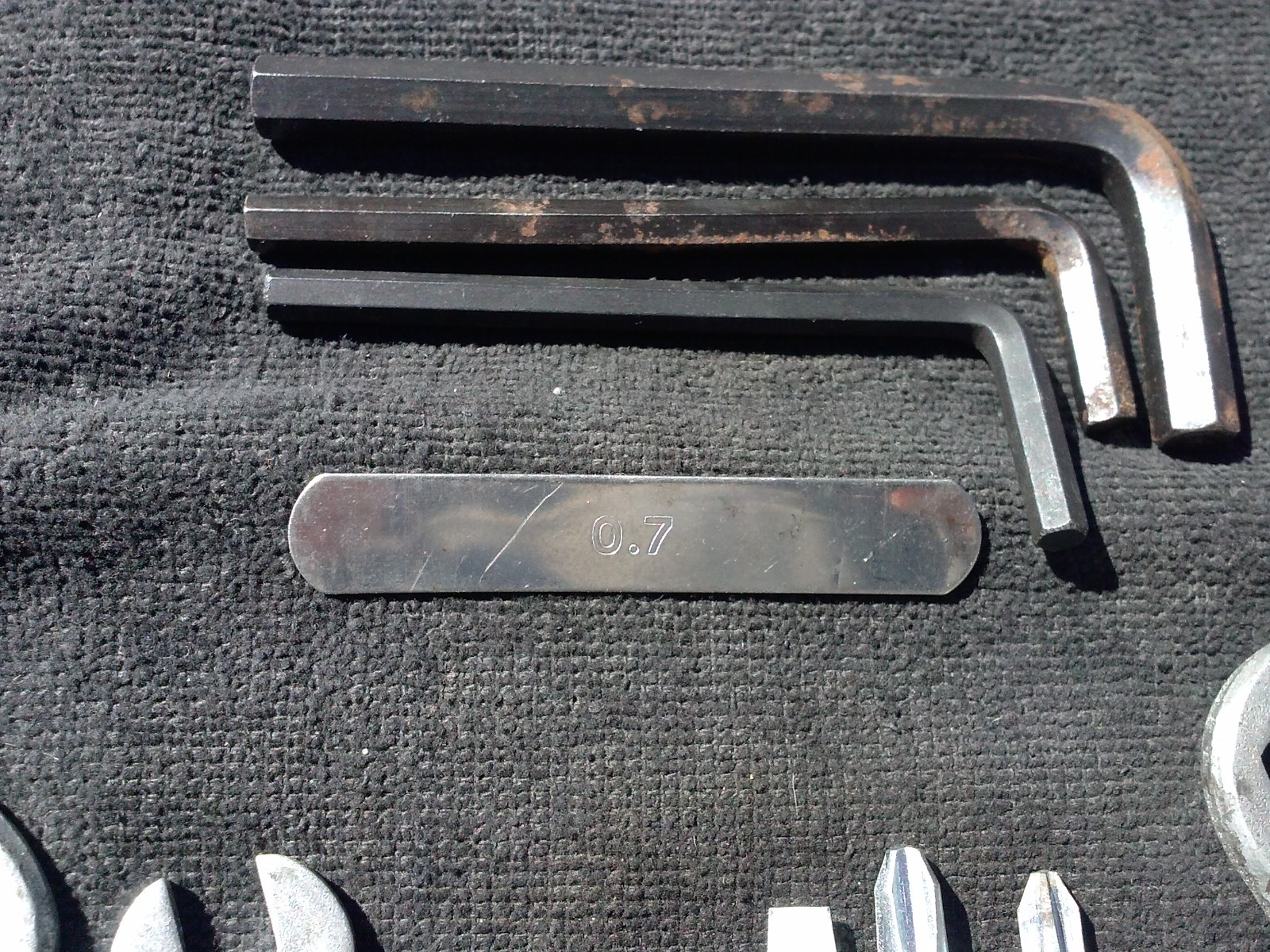 Honda CB1100R Vintage tool kit and pouch. 1981-1983 CB1100R RB RC RD