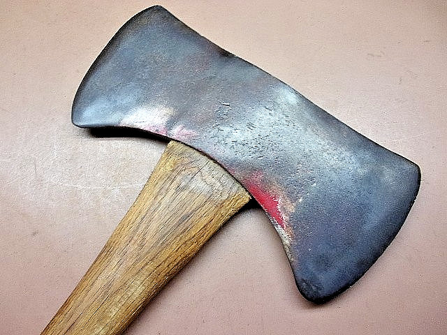 Early Double Bit Cruiser Axe Unbranded 4 Lbs. 10 Oz. w/32″ Hickory Handle SWEET!