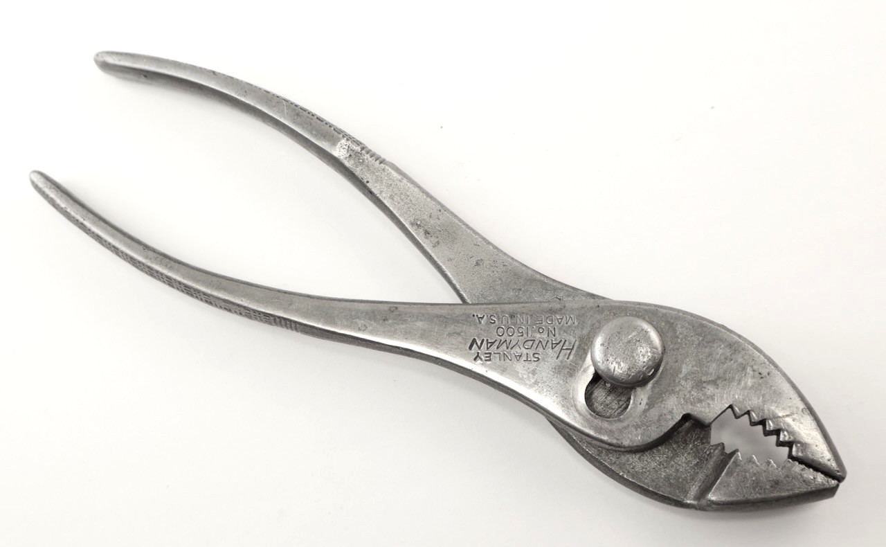 Stanley Handyman (MADE in U.S.A.) No. 1500 Slip Joint Pliers / Mt Top Tools