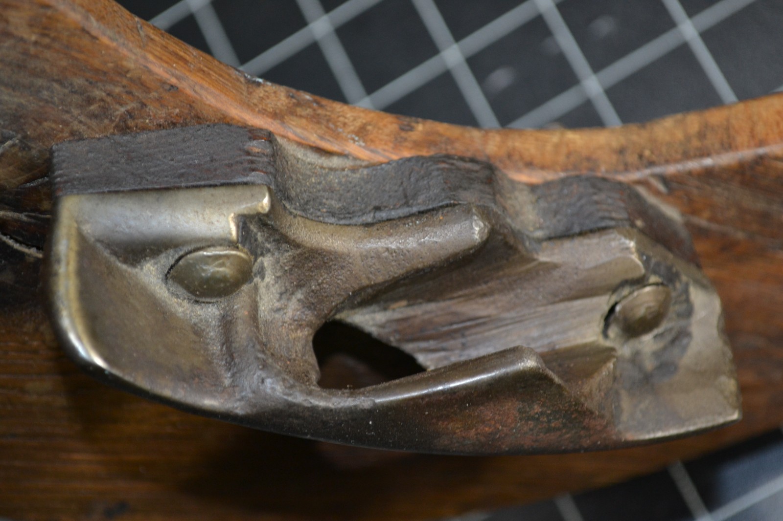 J. F. BROADHEAD – COOPER’S “V” CROZE WITH SOLID BRASS PLANE BODY