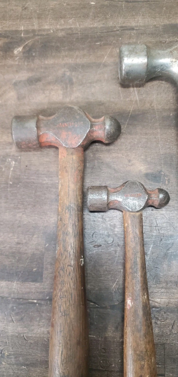 Vintage Estwing 28 oz Hammer LOt E3-28S, w/ 2 Channelock Ballpeen Hammers, FILES