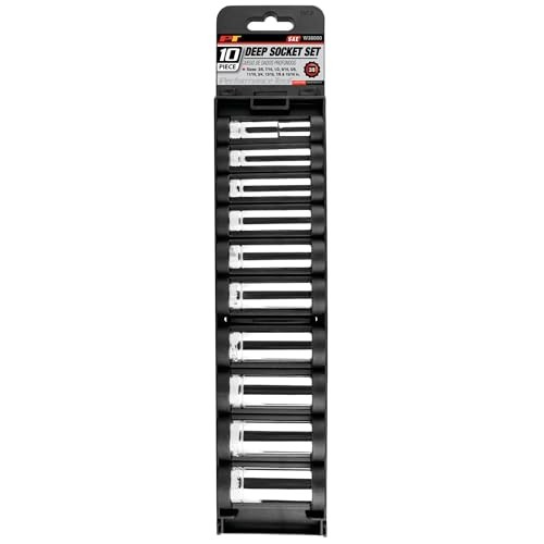 W38600 3/8-Inch Drive 12pt SAE 3/8-Inch Drive (10 Pieces, 12-Point, Deep Wall)