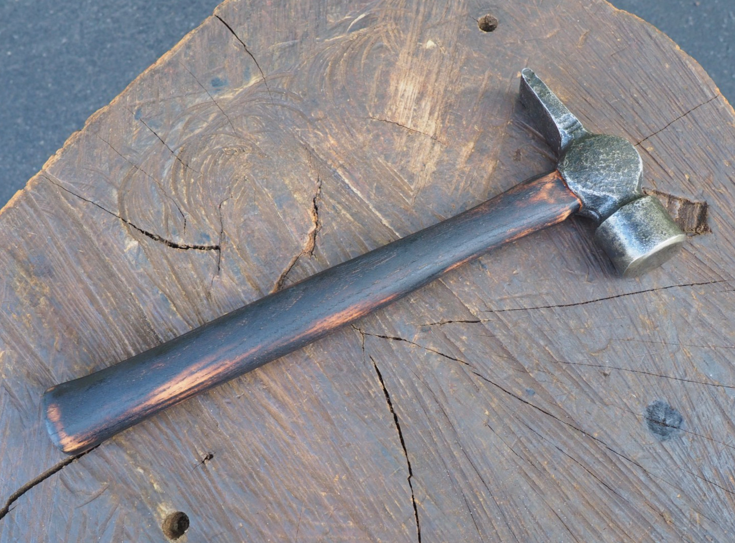 VINTAGE 1.65LB BLACKSMITH “CROSS PEIN” FORGING KNIFE HAMMER ANVIL BLADE FARRIER