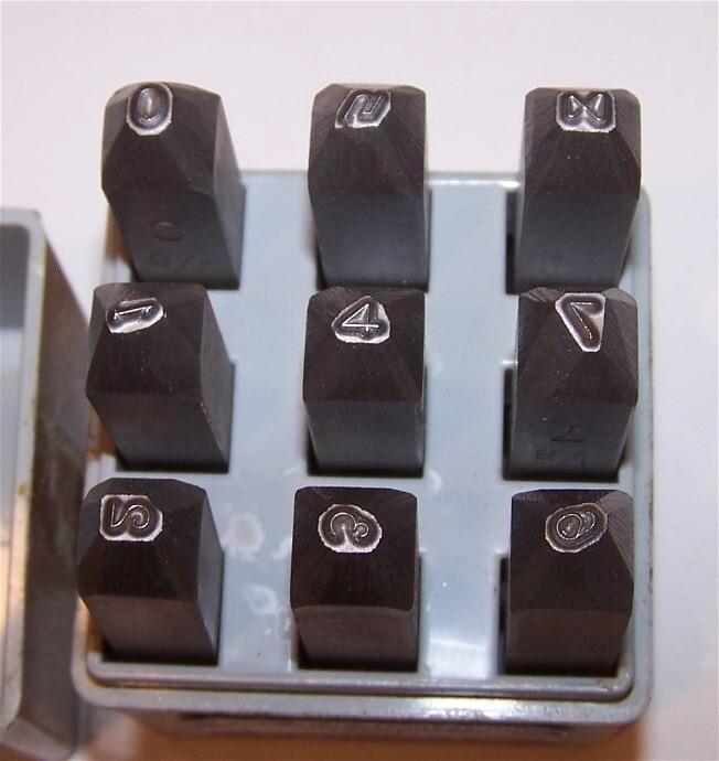 MATTHEWS – STEEL STAMP SET – USA MADE 1/8″ NUMBERS