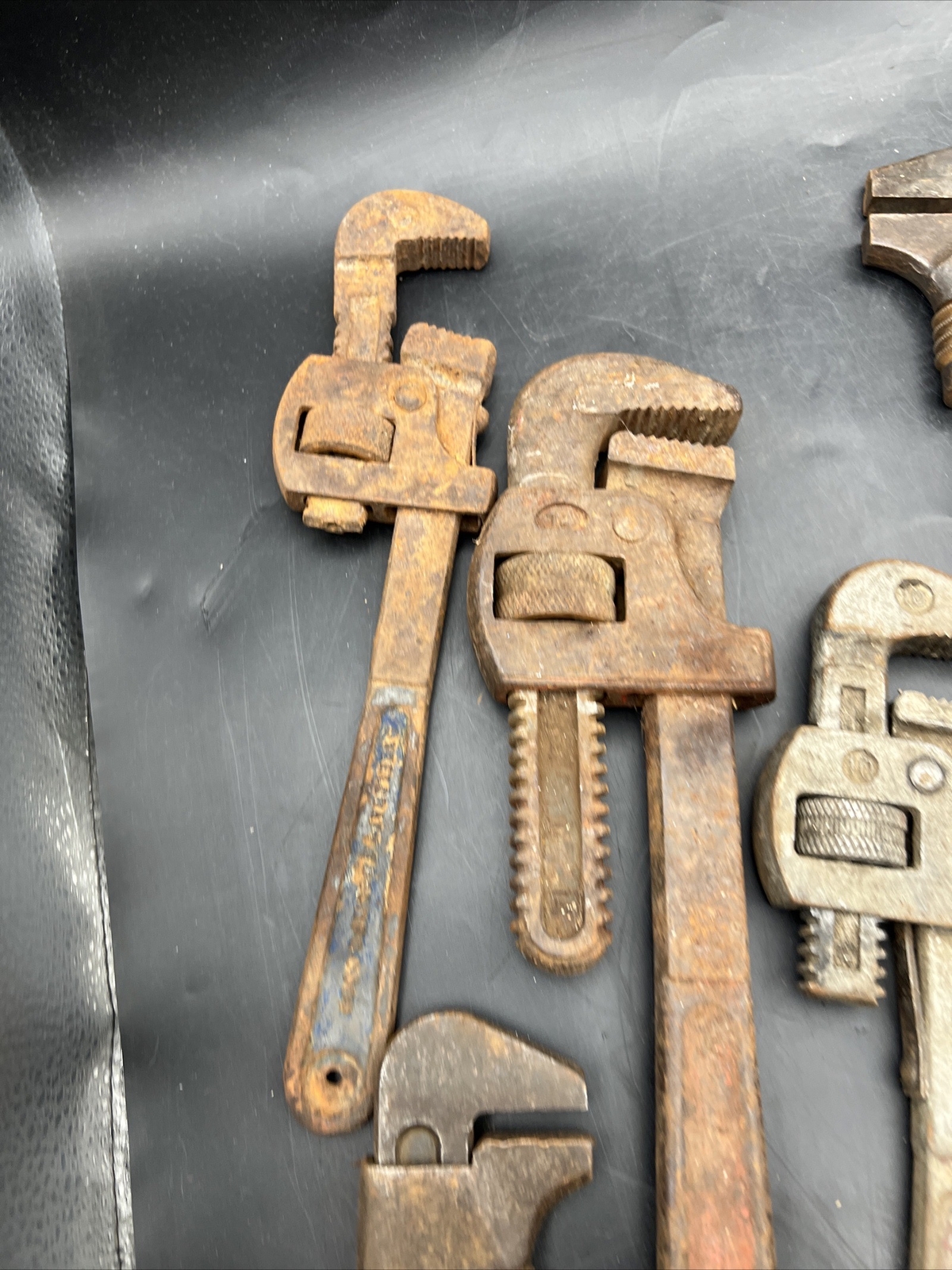 Rigid Adjustable Wrenches Made In Usa Lot Monkey Wrenches Variety