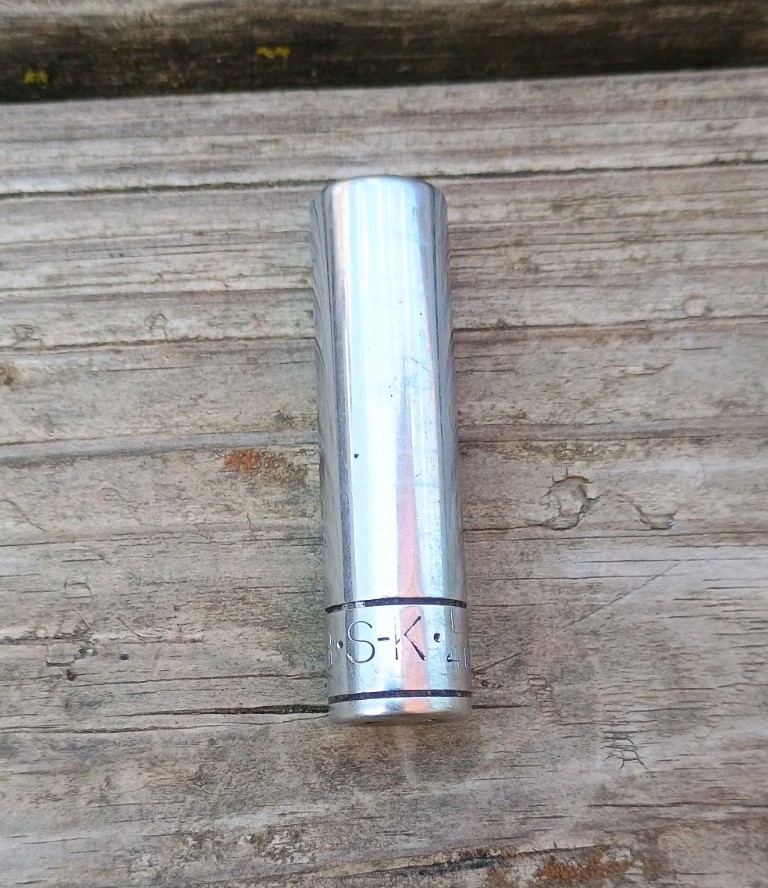 Vintage S-K 3/8″ 6 Point Deep Socket 1/4″ Drive 41912 SK USA