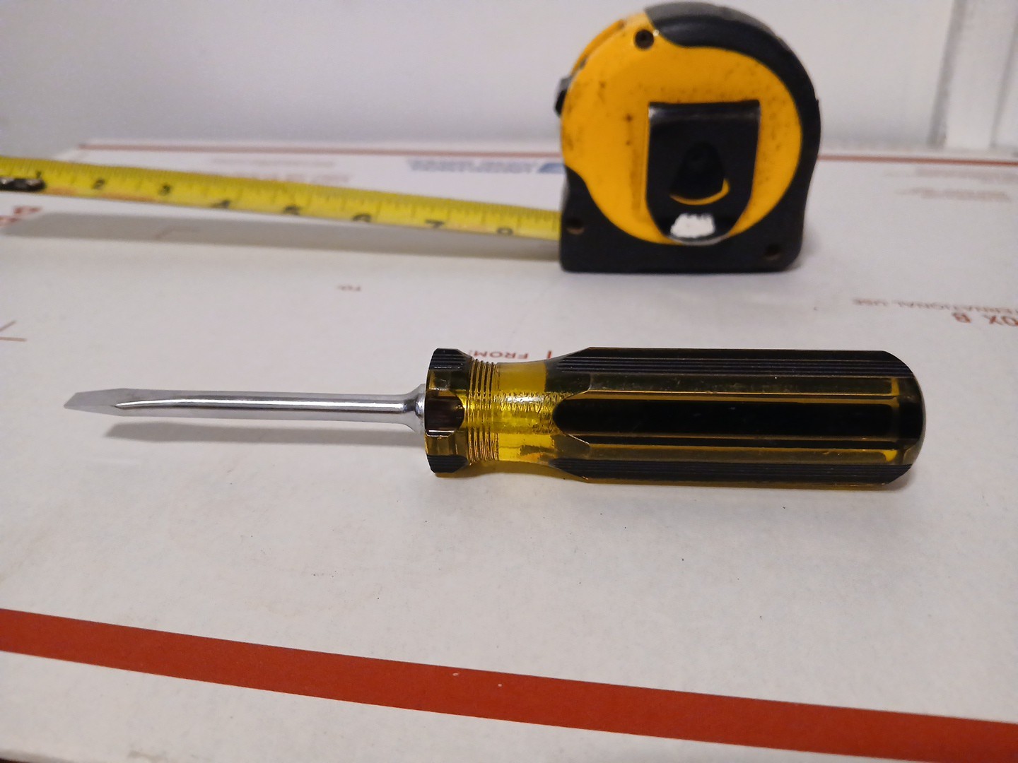 Vintage NOS Stanley 100 plus 3/16” tip x 3” screwdriver 1006-3in (66-163) USA D